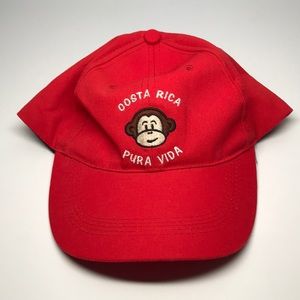 Costa Rica red ball cap